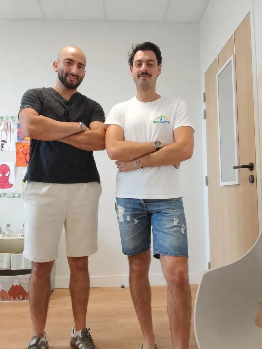 Sébastien Valet et Joe, ostéopathe, partenaires bien-être à Bruges
